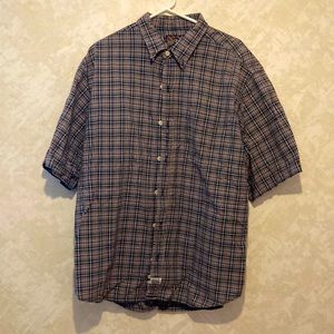 OCI Old College Inn Quality Clothing Short Sleeve Button Down XL